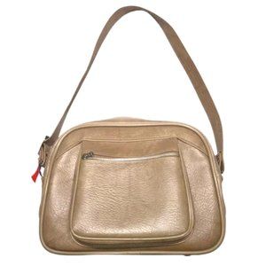 American Tourister Vintage 1960's Soft Shell Light Tan Retro Travel Bag RARE